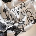 thumbnail image 6 of CAILDANL Women's 100% Pure Mulberry Silk Small Square Scarf - Neckerchief Women - Silk Headscarf - 21" x 21", 6 of 6