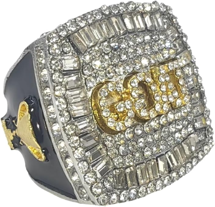 Goat Championship Rings Award Trophy Greatest of All Time Gift for Tournament and League Champion Winner