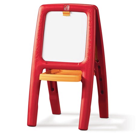 Step2 Easel for 2 Includes 77 foam magnetic letters, numbers and signs, Red or Pink
