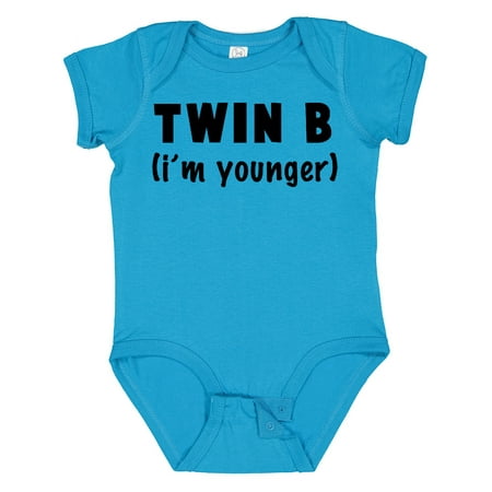 

Inktastic Twin B (i m Younger) Gift Baby Boy or Baby Girl Bodysuit