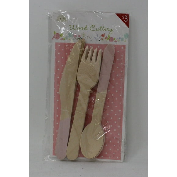 Design Disposable Wood Cutlery  18 Points