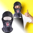 thumbnail image 3 of WJJIAO Balaclava Mask 3D Animal Print Full Face Mask Cooling Neck Gaiter Sun Protection Face Cover Mask Windproof Ski Mask for Outdoor Activities Bike Cycling, 3 of 6