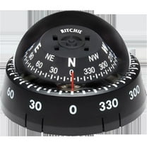RITC-XP-99 2.75 in. White Dial Kayak Mount Compass, Black