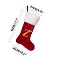 thumbnail image 3 of CuiLiyq 26 Letter Christmas Socks, Red Christmas Decoration Supplies, for Festives Home Decoration Embroidered Hanging Ornament, 3 of 4
