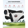 thumbnail image 2 of Telémetro de golf con pendiente, telémetro láser de 1200 yardas con vibración que bloquea el mástil, telémetro con aumento de 7 veces con banda magnética, 2 of 7