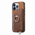 thumbnail image 2 of B5 For iPhone 16 Pro Max Case 2-in-1 Magnetic Detachable Card Holder Leather+TPU Phone Cover - Green, 2 of 5