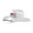White, variant on Fabrcox 1776-2026 250th USA Anniversary Cowboy Hat Western America Flag Print Patriotic Freedom Independence Day 4th of July Hat Brown 22.04"-22.83"