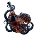 thumbnail image 4 of Luckky Artistic Octopus Wine Bottle Decanter,350ml Borosilicate Glass Liquor Bottle,3D Deep Sea Tentacle Sculpture,Unique Collectible Bar Home Decor Gift for Marine Lovers Men, 4 of 9