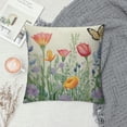 thumbnail image 2 of COMIO Spring Pillow Covers, Tulip Lavender Flower Decorative Throw Pillows Farmhouse Outdoor Summer Seasonal Floral Cushion Case for Couch Sofa Home Decor, 2 of 5