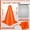Orange, variant on Voylla 30 Pack 7 Inch Plastic Traffic Cones Sports Training Agility Marker Mini Cones for Soccer, Skating, Football, Basketball, Indoor and Outdoor Games Sports Practice Equipment