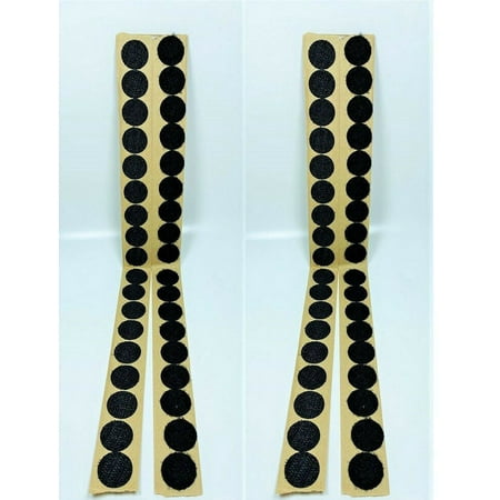 LOT OF Allary Stick-On No Sew Hook & Loop Fasteners, 3/4", 72 Count - ROUND