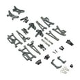 thumbnail image 1 of Tachiuwa 1/14 Scale RC Car Metal Upgrade Kits Front Rear Steering Tie Rod for DIY Gray, 1 of 9
