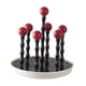 thumbnail image 3 of Soporte para secar tazas, escurridor de botellas, organizador de almacenamiento, estante decorativo para vasos de vidrio Bola rosa, 3 of 9