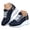 Blue, variant on Womens Wedge Sneakers Platform Walking Casual Shoes with Side Zipper Outdoor Arch Support High Top Sneaker Blue Size 7.5