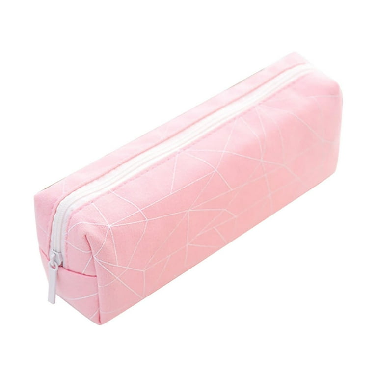 Frehsky School Supplies Japanese Pencil Case Student Stationery Bag Creative Large Capacity Pencil Case, Pink