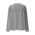 thumbnail image 4 of Htigea UPF 50+ Cardigans for Women Thin Lightweight Long Sleeve Sun protection Open Front Cardigan Tops Gray,L, 4 of 9