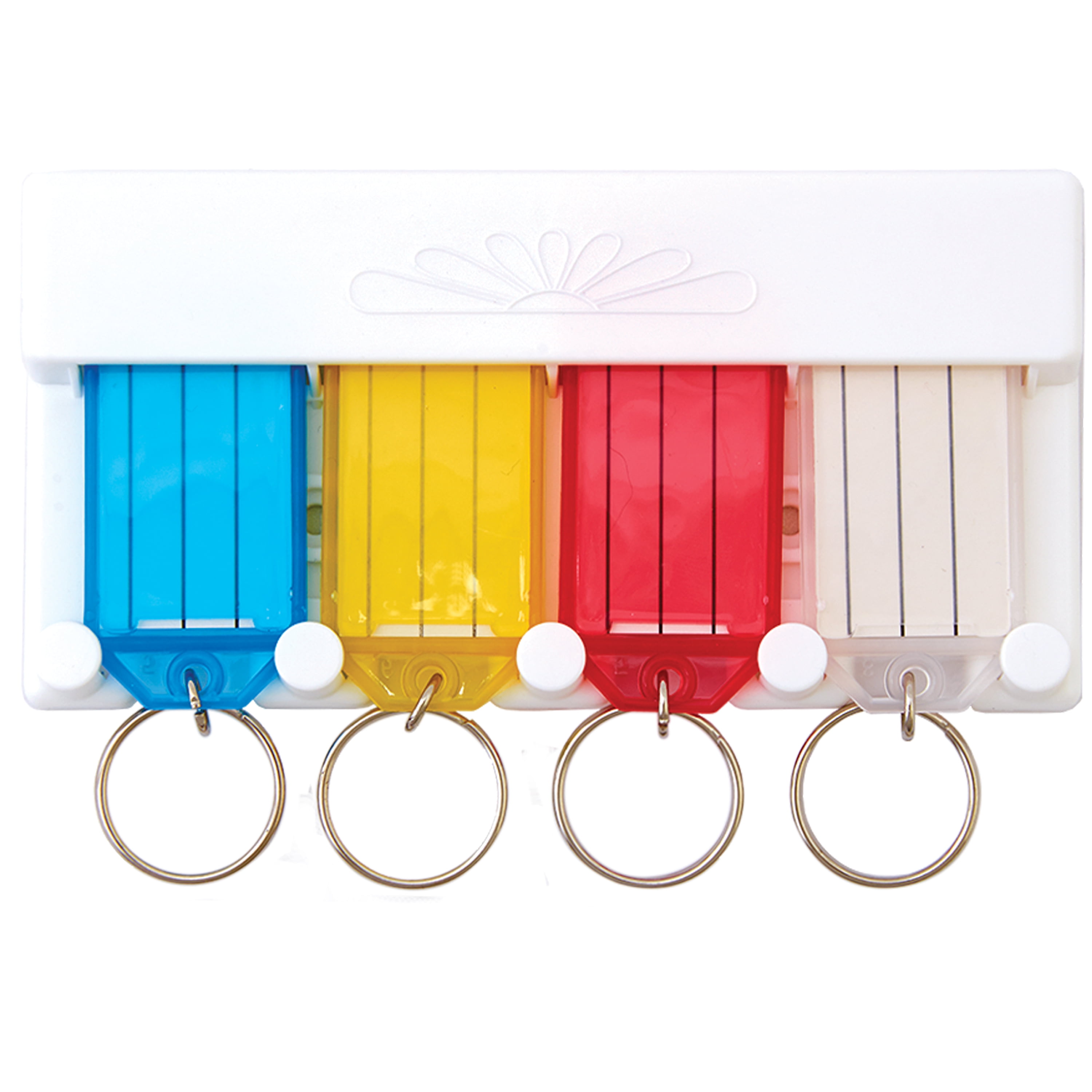 HY-KO 2GO Easy-Open Key Tags with Split Ring, 2 Count
