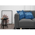 thumbnail image 3 of Ambesonne Blue Throw Pillow Cover 2 Pack, Umbrella Words April and May, 24", Blue Pale Blue and White, 3 of 7