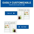 thumbnail image 3 of Koolatron Compact Fridge with Freezer, 3.2 Cu Ft, White, 3 of 9