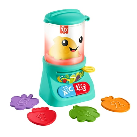 Fisher-Price Laugh & Learn Counting & Colors Smoothie Maker Musical Toy Blender for Infants