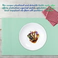 thumbnail image 3 of PENGXIANG ‘s Kitchen Striped Drain Table Mat Kitchen Countertop Silicone Insulation Pot Pad Heat Resistant Non-slip Coaster  Light Green, 3 of 9