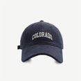 thumbnail image 1 of Sombrero de béisbol con visera suave para mujer, gorra bonita con bordado de oso callejero Hipster, protector solar que combina con todo, 1 of 4