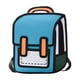thumbnail image 2 of Mochila escolar primaria, gran capacidad, multifuncional de doble hombro, grados 3-6 F, 2 of 7