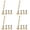 Khaki 4PCS, variant on BBQ Basting Mops 18 Inch Grill Basting Brush Wooden Long Handle with
