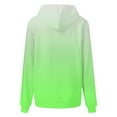 thumbnail image 5 of BXINGOHAI Women's Hoodies Sweatshirts Cute Long Sleeve Tops Loose Fleece Pullover Shirts with Pocket Green L, 5 of 5
