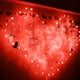 thumbnail image 4 of Cortina de luces LED con forma de corazón para decoración de ventanas y paredes (sin batería, color rojo), 4 of 5