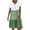 Army Green, variant on Meichang Women Plus Size Summer Mini Dresses Trendy Striped Print Shirt Dress Casual Short Sleeves Sundresses Loose Fit V Neck Dress Lightweight Soft Stretch Vacation Sundress, S-5XL