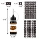 thumbnail image 2 of Kit de tatuajes temporales NewCraft, 3 colores, 64 plantillas, 5 botellas, 2 of 8