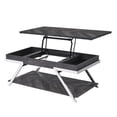thumbnail image 3 of Steve Silver Roma Table de Cocktail en Bois et Stratifié Gris Foncé à Plateau Relevable, 3 of 9