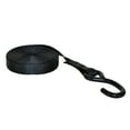 thumbnail image 2 of eRatchet 1" Tie-Down Cam Buckle Strap w/ S-Hooks | 1,500 Lbs. Breaking Strength | Cargo Straps for Flatbed, Trucks, and Trailers (2 Pack) (15 FT, Black), 2 of 8