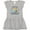 AC-Heather Grey, variant on Inktastic My 1st Hanukkah Dreidel and Laurels Gift Toddler Girl Dress