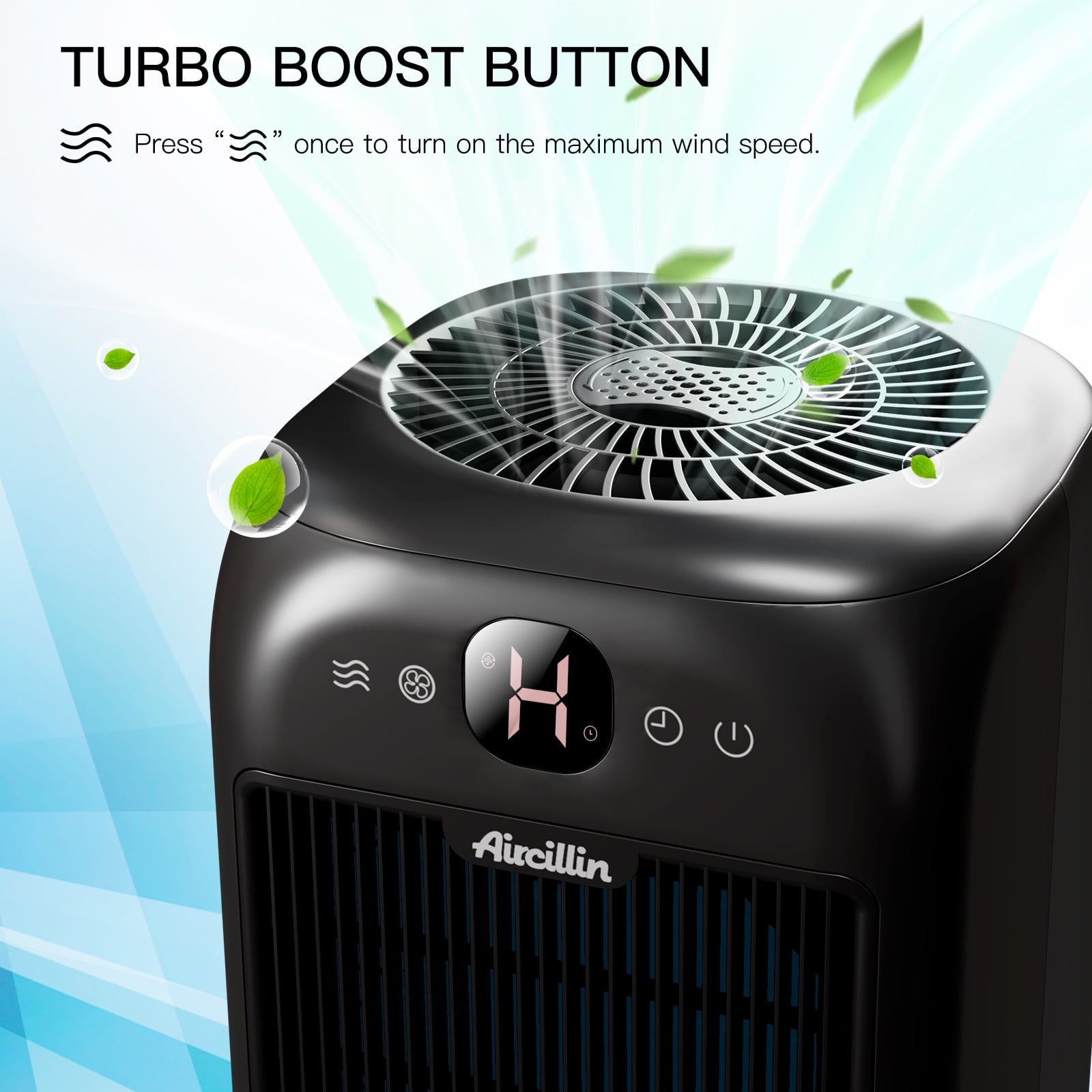 Aircillin AP1501 HEPA Air Purifier 908 Sq ft, Black
