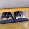 thumbnail image 4 of Cheers Portable Travel Shoe Bag Zip View Window Drawstring Pouch Waterproof Shoes Bag, 4 of 6