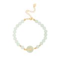 thumbnail image 1 of Pulsera de nefrita natural de jade hetiano de 6 mm para mujer, 1 of 2