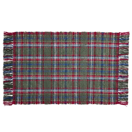 Better Homes & Gardens Beige Plaid 24" x 36" Accent Rug