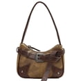 thumbnail image 3 of Con Remaches para Mujer Bolso Vintage Axilas Gran Capacidad Uso Urbano (gris), 3 of 7
