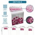 thumbnail image 6 of Valentine's Day Table Runner 72 Inches, Pink Roses Love Hearts Romantic Bed Runner Dresser Scarves Tabletop for Indoor Outdoor Parties/Ceremony/Banquet, 13" x 72", 6 of 8
