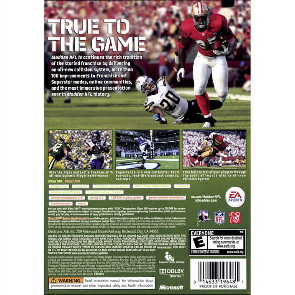 Xbox 360 EA Sports Madden NFL 12 — The Pop Culture Antique Museum