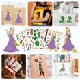 thumbnail image 4 of 36 Sheets Princess Make a Face Sticker Sheets for Kids, Fun Gifts for Kids Birthday Party Supplies, Todders Activities, Make Your Own Stickers for Kids Birthday Party Favor Supplies Craft, 4 of 7