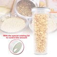 thumbnail image 4 of Caja portátil para cereales y fideos, para arroz, frijoles y alimentos secos, de plástico verde claro, para almacenamiento en la cocina, 4 of 8