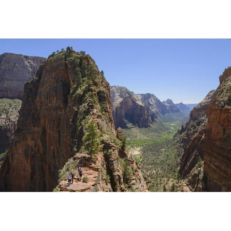 Trail to Angels Landing, Zion National Park, Utah, United States of America, North America Print Wall Art By