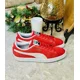 thumbnail image 2 of PU & MA Suede Classic Mens Size 10.5 Red Athletic Casual Shoes Sneakers 352634-65, 2 of 6