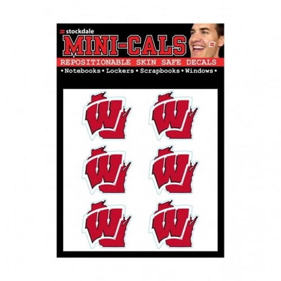 NCAA Wisconsin Badgers Tattoo Face Cals