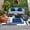Blue, variant on Blue Black Geometric Outdoor Rug 5x7 Ft, Non Slip Washable Area Rug, Modern Minimalist Abstract Stripes Patio Rugs Carpet Runner, Large Floor Mat for Indoor/Outdoor Deck Porch Camping