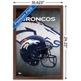 thumbnail image 3 of NFL Denver Broncos - Helmet 16 Wall Poster, 14.725" x 22.375", Framed, 3 of 5
