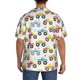 thumbnail image 3 of Fotbe Cartoon Monster Trucks Camisa Estampada de Manga Corta para Hombre, Casual de Verano, Estilo Playero, Sin Arrugas-Small, 3 of 5